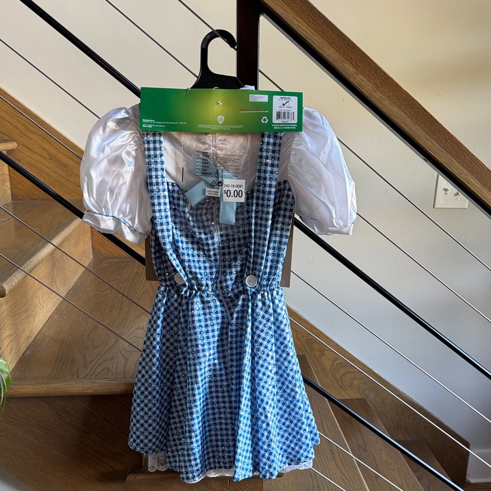 Dorothy Kids Costume - Blue and White - Picture 3 of 6
